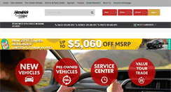 Desktop Screenshot of hendricktoyotamerriam.com